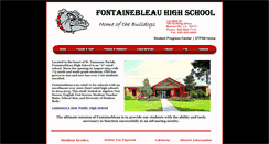 Desktop Screenshot of fontainebleauhigh.stpsb.org