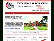 Tablet Screenshot of fontainebleauhigh.stpsb.org
