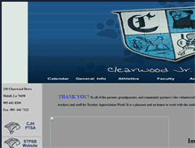 Tablet Screenshot of clearwoodjunior.stpsb.org