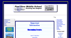 Desktop Screenshot of pineviewmiddle.stpsb.org