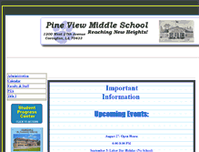 Tablet Screenshot of pineviewmiddle.stpsb.org