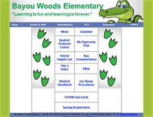 Tablet Screenshot of bayouwoodselementary.stpsb.org
