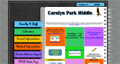 Desktop Screenshot of carolynparkmiddle.stpsb.org